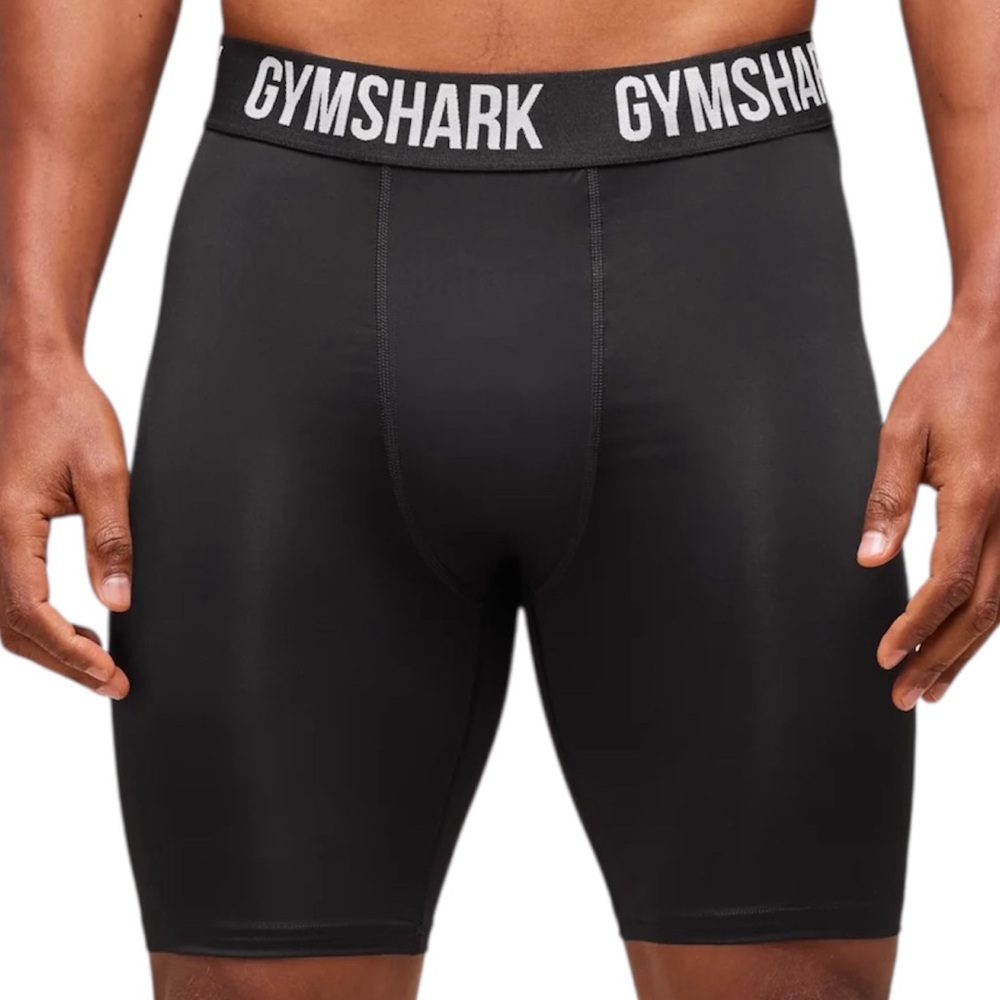 Gymshark Men's Black Shorts Underwear Activewear Running Gym Lifting Size S